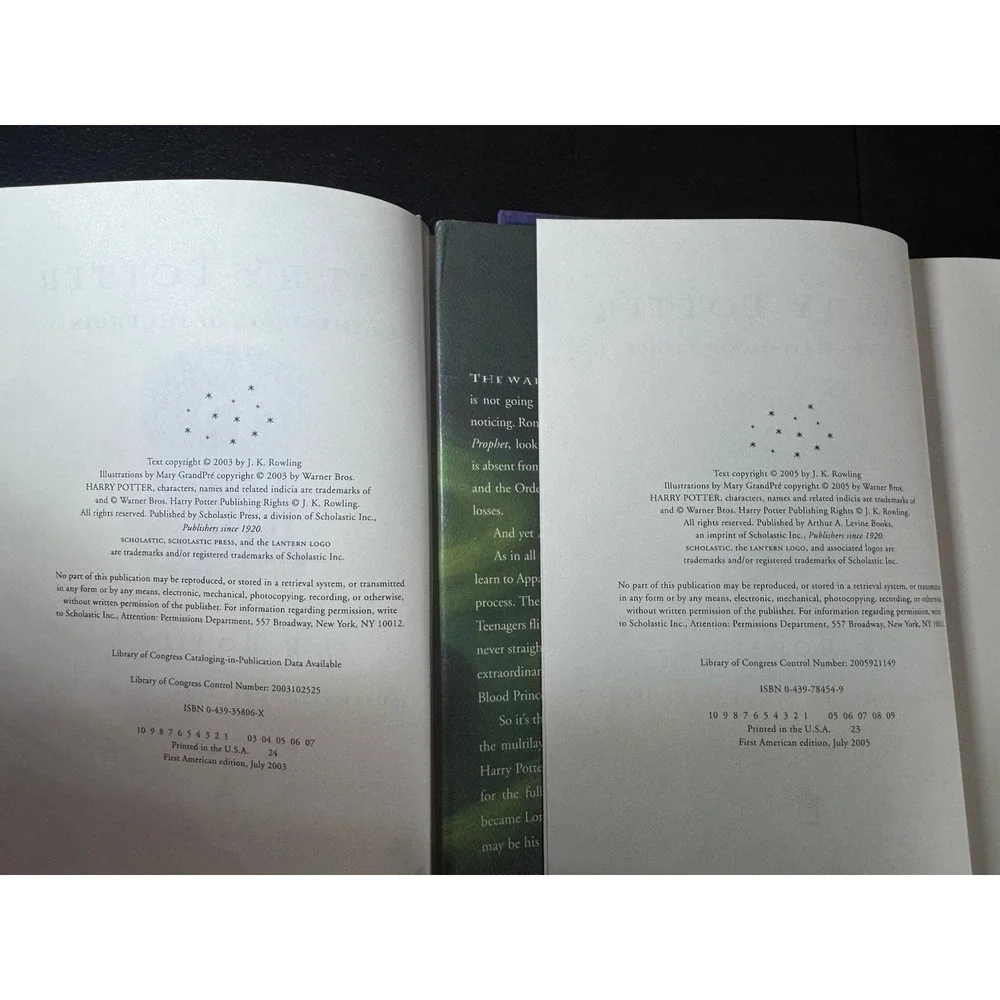 Harry Potter Complete Hardcover Set Books 1-7 Set First Edition (J.K. Rowling)